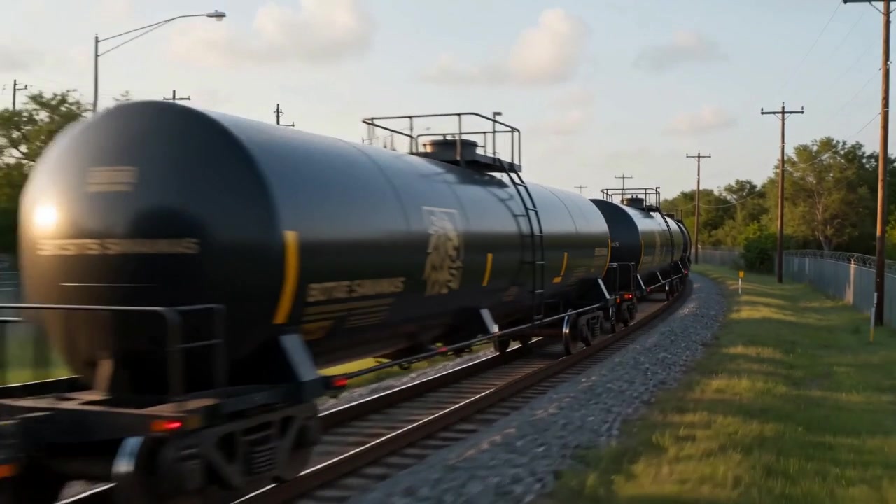 Rail tank cars transporting petroleum products